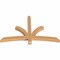 Ekena Millwork Davenport Timber Gable Bracket, Western Red Cedar, 60"W x 38"H x 3 1/2"D x 3 1/2"F, 15/12 Pitch GBW060X38X0404DAV00SWR - alternate 5